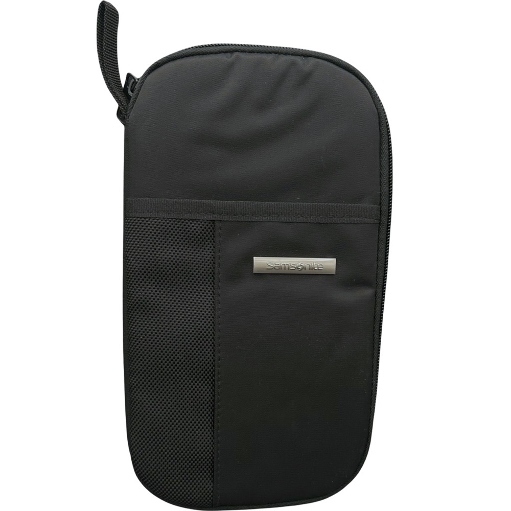 Samsonite Zippered Travel Wallet, Black